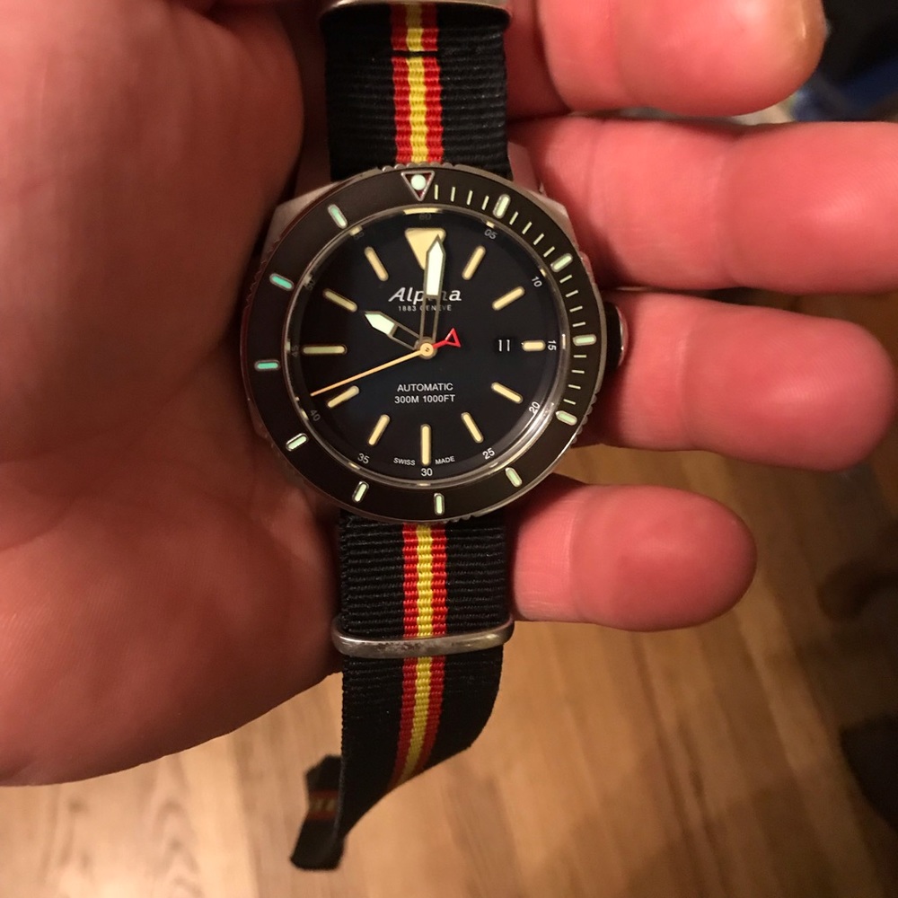 (Sold)Alpina sea strong automatic 300m